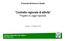 Contratto regionale di attività Progetto di Legge regionale