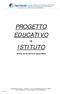 PROGETTO EDUCATIVO ISTITUTO