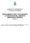 REGOLAMENTO PER L ISTITUZIONE E LA DISCIPLINA DELL IMPOSTA MUNICIPALE PROPRIA (I.M.U.)