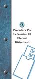 Procedura Per Le Nomine Ed Elezioni Distrettuali