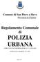 Regolamento Comunale di POLIZIA URBANA