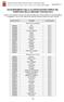 AGGIORNAMENTO DELLA CLASSIFICAZIONE SISMICA DEL TERRITORIO DELLA REGIONE TOSCANA 2014