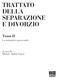 TRATTATO DELLA SEPARAZIONE E DIVORZIO