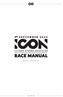 RACE MANUAL. Version 1.0-22 December 2015 ICONXTRI.COM