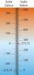 Fisica del calore. Capitolo. 1. Le scale di temperatura