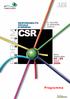 SCHEMA DI SINTESI. Sessione parallela B Csr ed evoluzione nella rendicontazione. Chairman: Luciano Sita