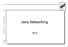 Java Networking TCP J0 1. Marco Ronchetti - ronchet@altavista.it