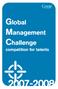 Global Management Challenge. competition for talents