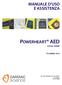 MANUALE D'USO E ASSISTENZA POWERHEART AED G3 PRO 9300P 70-00968-10 A