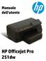HP Officejet Pro 251dw Printer. Manuale dell'utente