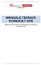 MANUALE TECNICO POWERJET GPR