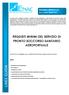 REQUISITI MINIMI DEL SERVIZIO DI PRONTO SOCCORSO SANITARIO AEROPORTUALE SVILUPPATA ED EMESSA DALLA DIREZIONE CENTRALE REGOLAZIONE TECNICA
