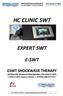 molinarielettromedicali.it Tel 051.368442 - Fax 051.370958 HC CLINIC SWT EXPERT SWT E-SWT