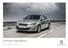 PEUGEOT 308 Berlina LISTINO AL PUBBLICO - 3 MAGGIO 2016