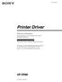 Printer Driver. Questa guida descrive come configurare il driver della stampante per Windows 7.