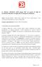 La Direttiva 2011/61/UE dell 8 giugno 2011 sui gestori di fondi di investimento alternativi: il regime del c.d. Passaporto comunitario