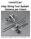 Inlay String Tool System Sistema per intarsi