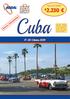 Cuba *2.230. 17-30 Ottobre 2016. Speciale AGOAL NUOVO PROGRAMMA