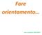 Fare orientamento Anno scolastico 2014/2015