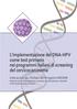 L implementazione del DNA-HPV come test primario nei programmi italiani di screening del cervicocarcinoma