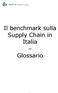 Il benchmark sulla Supply Chain in Italia