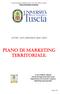 Piano di marketing territoriale.