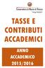 TASSE E CONTRIBUTI ACCADEMICI