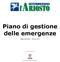 Piano di gestione delle emergenze