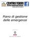 Piano di gestione delle emergenze