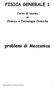 FISICA GENERALE 1. problemi di Meccanica