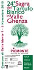 24ª. Tartufi Infernot Cucina e Vini Tipici Mostre. con il patrocinio di Regione Piemonte e Provincia di Alessandria. Ecomuseo della Pietra da Cantoni