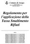 Regolamento per l applicazione della Tassa Smaltimento Rifiuti