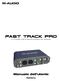 FAST TRACK PRO. Manuale dell utente. Italiano. 4 x 4 Mobile USB Audio/MIDI Interface with Preamps