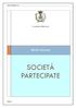 Report partecipate 2011 REPORT ANNUALE SOCIETÀ PARTECIPATE. Pagina 1