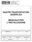 NASTRI TRASPORTATORI SIDERFLEX MANUALE PER L INSTALLAZIONE