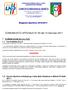 COMUNICATO UFFICIALE N 20 del 12 Gennaio 2011