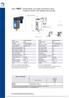 Pressostato con scala di taratura visiva Pressure switch with setting visual scale