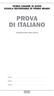 VERSO L ESAME DI STATO SCUOLA SECONDARIA DI PRIMO GRADO PROVA DI ITALIANO. Comprensione della lettura. Scuola... Classe... Alunno...