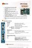 CPU 32 bits. Specifiche Tecniche. Rif : MS-CPU32. Generale. Alimentazione. Batteria Interna al Litio. Memory