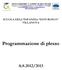 Programmazione di plesso