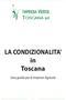 LA CONDIZIONALITA' in Toscana. Una guida per le Imprese Agricole