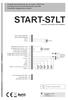 START-S7LT Istruzioni e avvertenze per l installatore