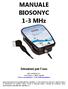 MANUALE BIOSONYC 1-3 MHz