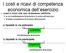 I costi e ricavi di competenza economica dell esercizio