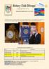 Rotary Club Oltrepo BOLLETTINO n 13