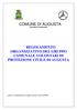 COMUNE DI AUGUSTA PROVINCIA DI SIRACUSA REGOLAMENTO ORGANIZZATIVO DEL GRUPPO COMUNALE VOLONTARI DI PROTEZIONE CIVILE DI AUGUSTA