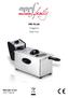 FRI PLUS. Friggitrice Deep fryer. Manuale d uso User manual