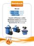 Speedclean Comfort 75 / Speedclean Comfort 50 / Speedclean Eco 30 2012 V1 Manuale