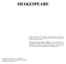 SHAKESPEARE. Traduzione amatoriale a cura di M&M La presente non sostituisce il regolamento originale Tutti diritti sono della Ystari