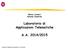 Marco Listanti Antonio Cianfrani. Laboratorio di Applicazioni Telematiche A.A. 2014/2015